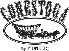 Corporate logo for Conestoga by Pioneer, a provider of various quality mixes for CH Guenther and Son.