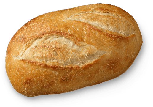 A close-up of a single loaf of artisanal bread